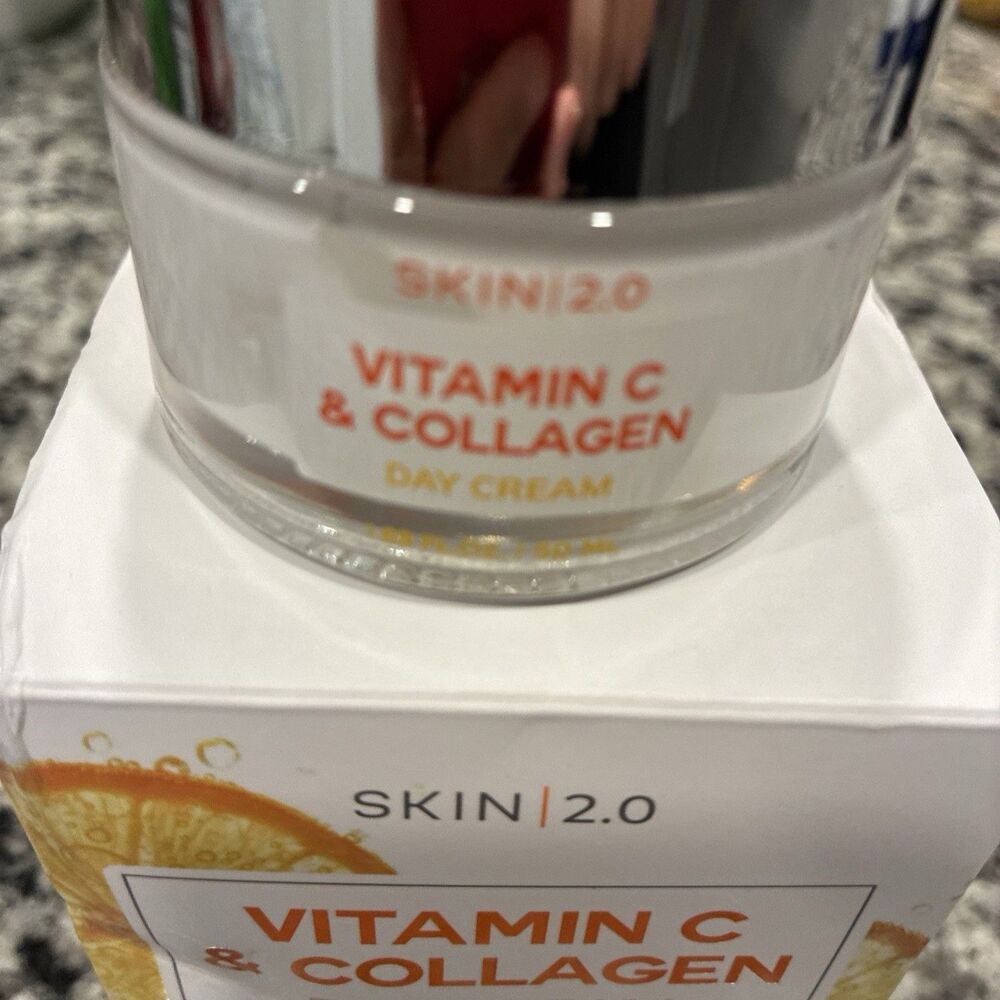 SKIN 2.0 Vitamin C & Collagen Day Cream For Face Brand New In Box